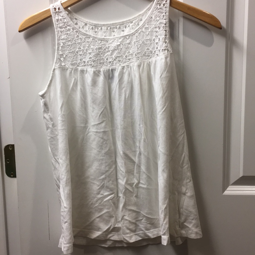 Old Navy White “Lace” Top